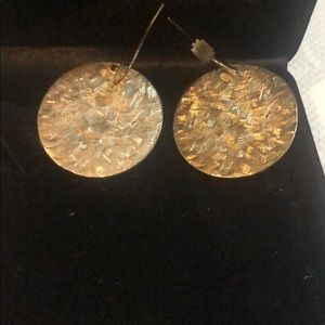 Silver earrings